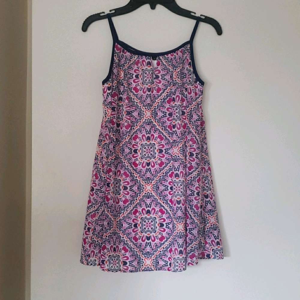 Purple flower design My Michelle summer dress